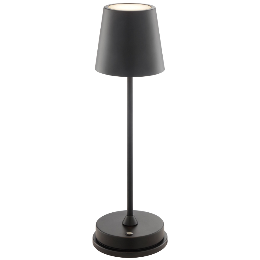 Brilliant - Dæmpbar genopladelig berøringsbetjent udendørs bordlampe ELORA LED/2,5W/5V 2700K 2600 mAh IP44 sort