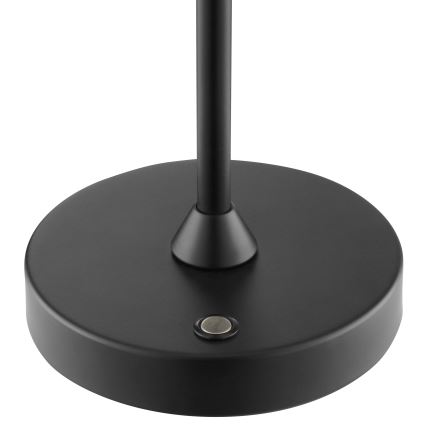 Brilliant - Dæmpbar genopladelig berøringsbetjent udendørs bordlampe ELORA LED/2,5W/5V 2700K 2600 mAh IP44 sort