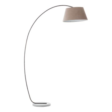 Brilliant - Gulvlampe BROK 1xE27/60W/230V taupe