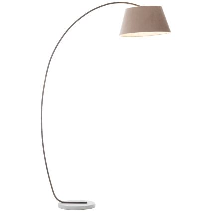 Brilliant - Gulvlampe BROK 1xE27/60W/230V taupe