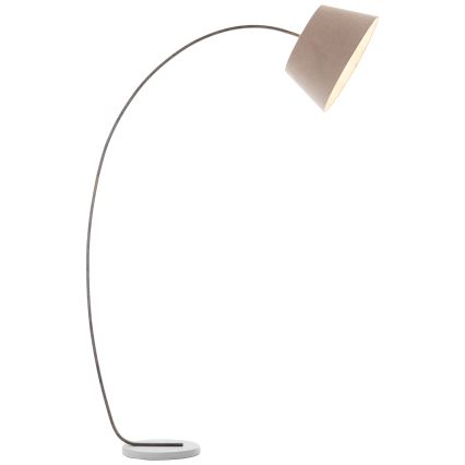 Brilliant - Gulvlampe BROK 1xE27/60W/230V taupe