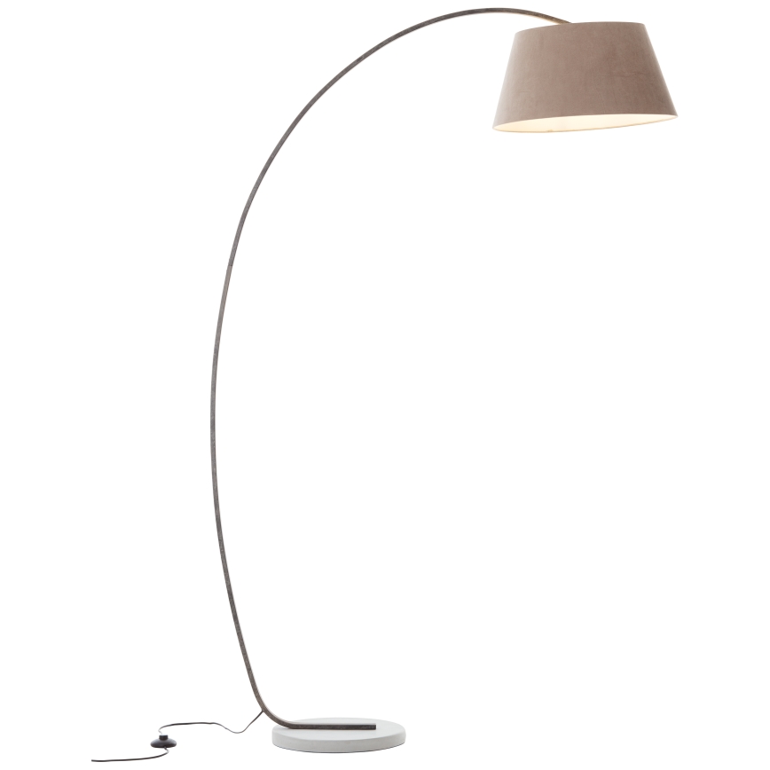 Brilliant - Gulvlampe BROK 1xE27/60W/230V taupe