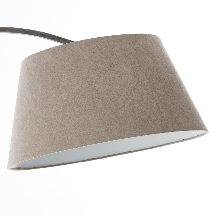 Brilliant - Gulvlampe BROK 1xE27/60W/230V taupe
