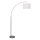 Brilliant - Gulvlampe CLARIE 1xE27/60W/230V mat krom/hvid