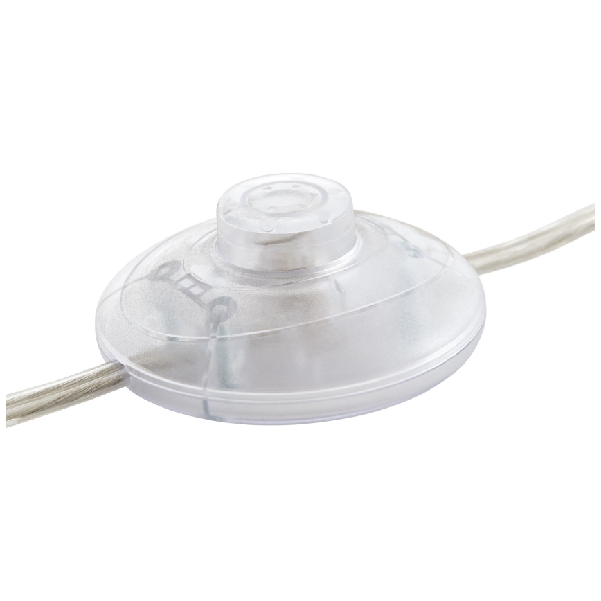 Brilliant - Gulvlampe CLARIE 1xE27/60W/230V mat krom/hvid