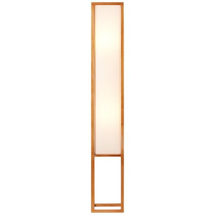Brilliant - Gulvlampe SEASIDE 2xE27/40W/230V hvid/brun