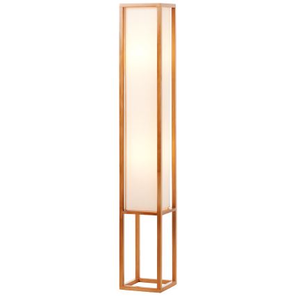 Brilliant - Gulvlampe SEASIDE 2xE27/40W/230V hvid/brun