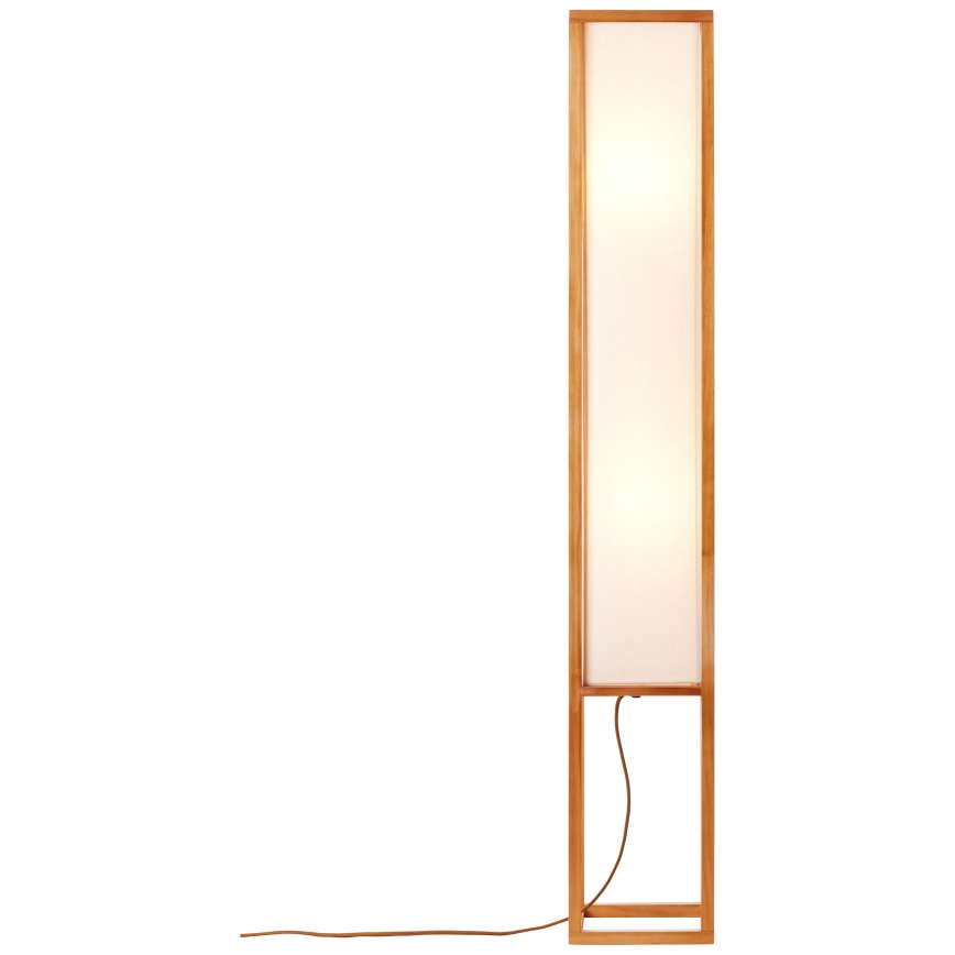 Brilliant - Gulvlampe SEASIDE 2xE27/40W/230V hvid/brun