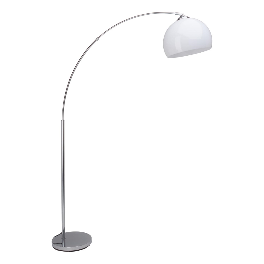 Brilliant - Gulvlampe VESSA 1xE27/60W/230V blank krom/hvid