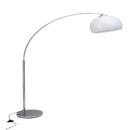 Brilliant - Gulvlampe VESSA 1xE27/60W/230V blank krom/hvid