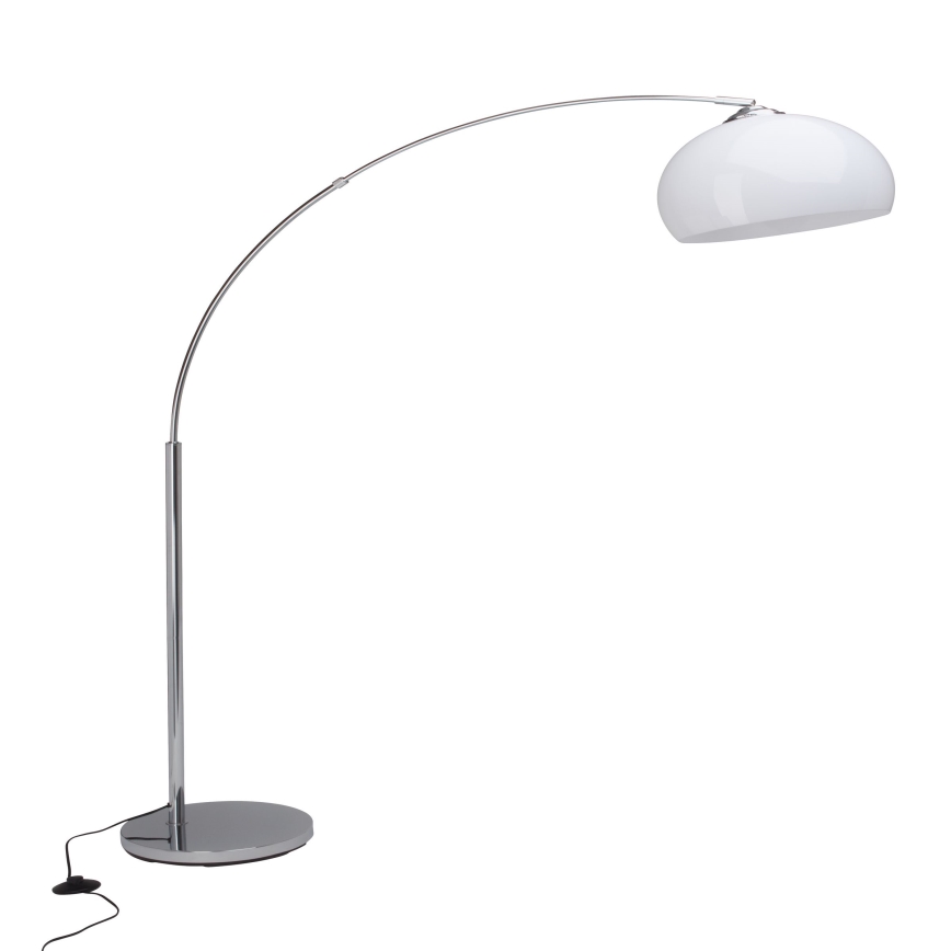 Brilliant - Gulvlampe VESSA 1xE27/60W/230V blank krom/hvid