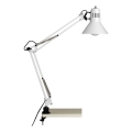 Brilliant - HOBBY bordlampe med klemme 1xE27/40W/230V hvid