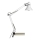 Brilliant - HOBBY bordlampe med klemme 1xE27/40W/230V hvid