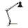 Brilliant - HOBBY bordlampe med klemme 1xE27/40W/230V sort