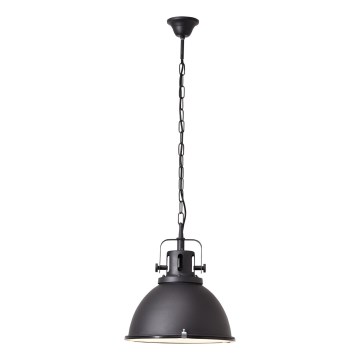 Brilliant - JESPER GLAS lysekrone på kæde 1xE27/60W/230V sort