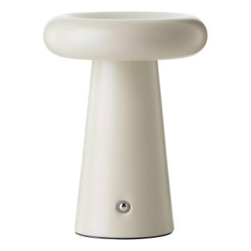 Brilliant - LED bordlampe m. touch-funktion dæmpbar MUFFIN LED/3W/5V USB IP44 cremefarvet