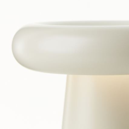 Brilliant - LED bordlampe m. touch-funktion dæmpbar MUFFIN LED/3W/5V USB IP44 cremefarvet