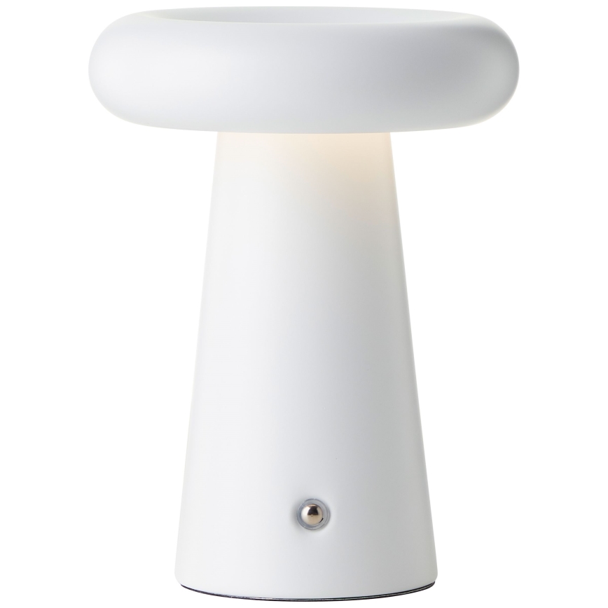 Brilliant - LED Dæmpbar touch-funktion udendørs bordlampe MUFFIN LED/3W/5V USB IP44 hvid