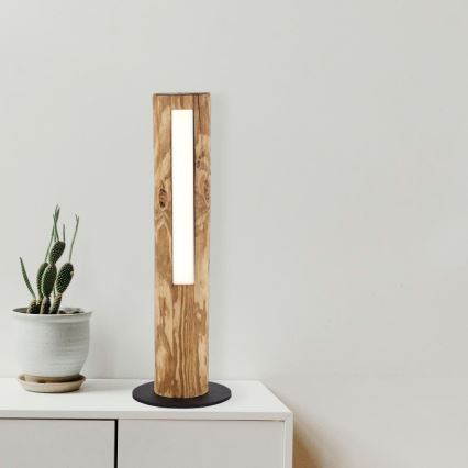 Brilliant - LED bordlampe m. touch-funktion dæmpbar ODUN LED/8W/230V fyrretræ