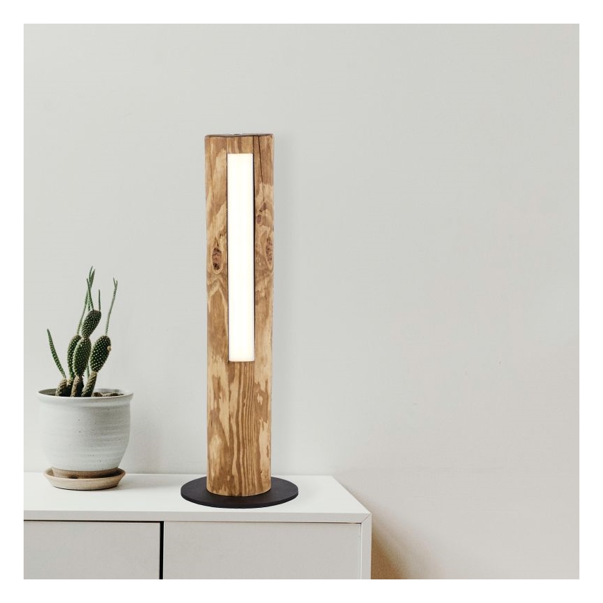 Brilliant - LED bordlampe m. touch-funktion dæmpbar ODUN LED/8W/230V fyrretræ