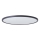Brilliant - LED-dæmpbar badeværelsesloftlampe BRENNAN LED/35W/230V Ø 54 cm IP44 sort