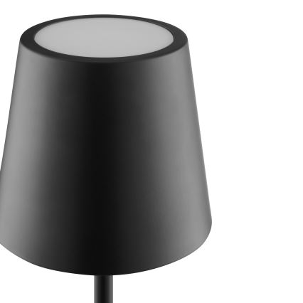 Brilliant - LED genopladelig dæmpbar berøringsbetjent udendørs bordlampe ELORA LED/2,5W/5V 2700K 2600 mAh IP44 sort