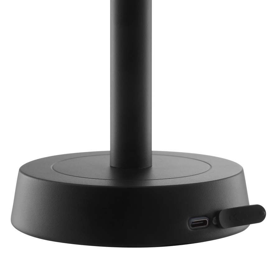 Brilliant - LED dæmpbar genopladelig berøringsbetjent udendørs bordlampe RAZOR LED/2,5W/5V 2700K 2600 mAh IP44 sort