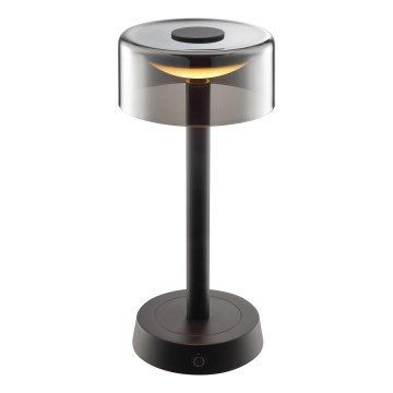 Brilliant - LED dæmpbar genopladelig berøringsbetjent udendørs bordlampe RAZOR LED/2,5W/5V 2700K 2600 mAh IP44 sort