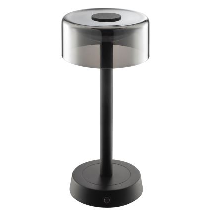 Brilliant - LED dæmpbar genopladelig berøringsbetjent udendørs bordlampe RAZOR LED/2,5W/5V 2700K 2600 mAh IP44 sort