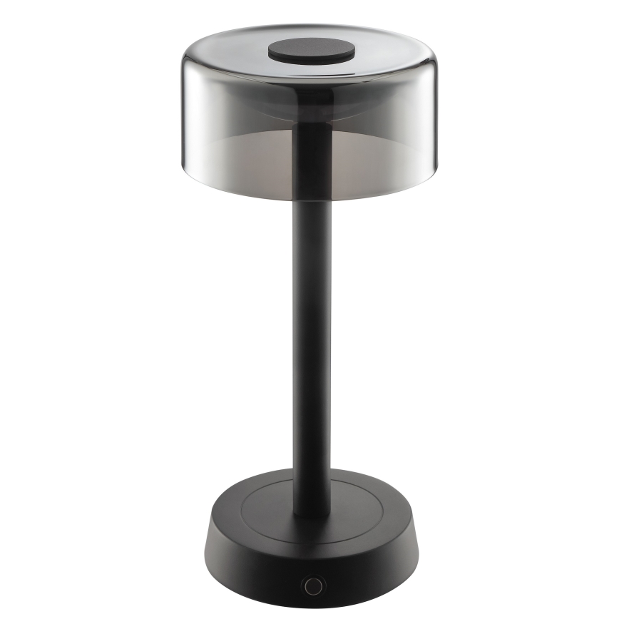 Brilliant - LED dæmpbar genopladelig berøringsbetjent udendørs bordlampe RAZOR LED/2,5W/5V 2700K 2600 mAh IP44 sort