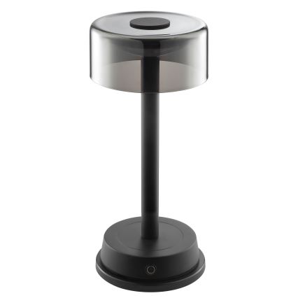 Brilliant - LED dæmpbar genopladelig berøringsbetjent udendørs bordlampe RAZOR LED/2,5W/5V 2700K 2600 mAh IP44 sort