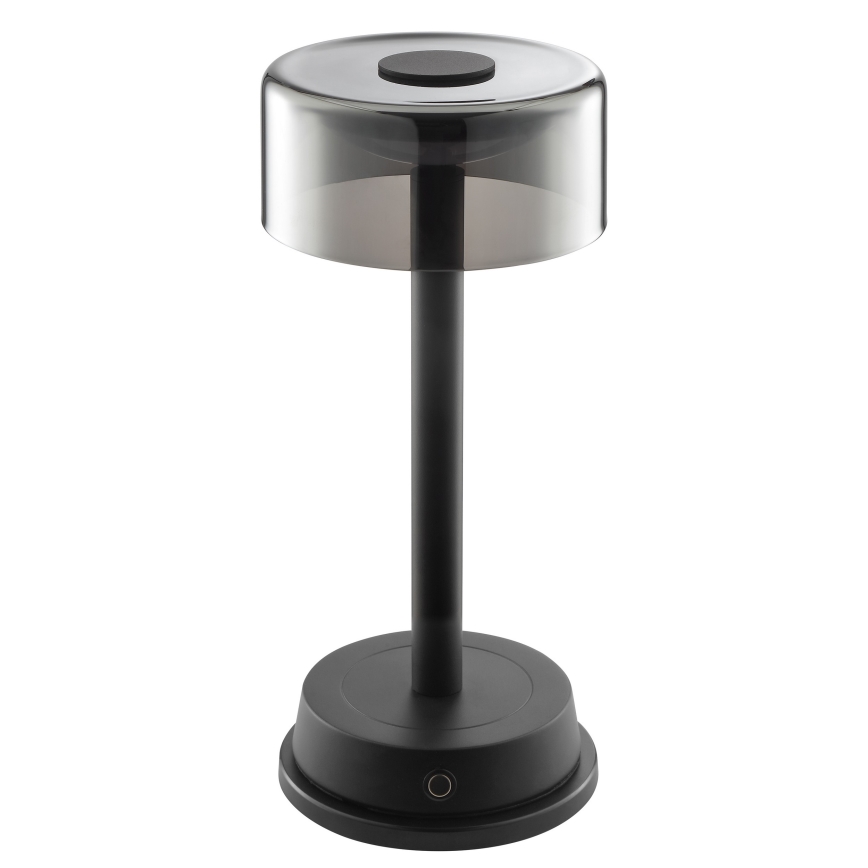 Brilliant - LED dæmpbar genopladelig berøringsbetjent udendørs bordlampe RAZOR LED/2,5W/5V 2700K 2600 mAh IP44 sort