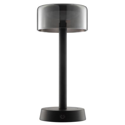 Brilliant - LED dæmpbar genopladelig berøringsbetjent udendørs bordlampe RAZOR LED/2,5W/5V 2700K 2600 mAh IP44 sort