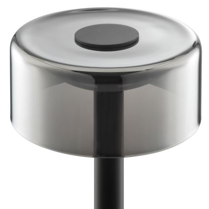 Brilliant - LED dæmpbar genopladelig berøringsbetjent udendørs bordlampe RAZOR LED/2,5W/5V 2700K 2600 mAh IP44 sort