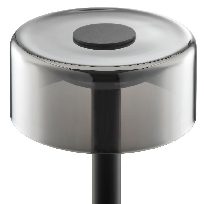 Brilliant - LED dæmpbar genopladelig berøringsbetjent udendørs bordlampe RAZOR LED/2,5W/5V 2700K 2600 mAh IP44 sort