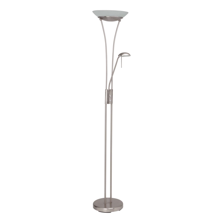Brilliant - LED-dæmpbar gulvlampe FINN 2xLED/13W/230V mat krom
