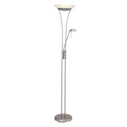 Brilliant - LED-dæmpbar gulvlampe FINN 2xLED/13W/230V mat krom