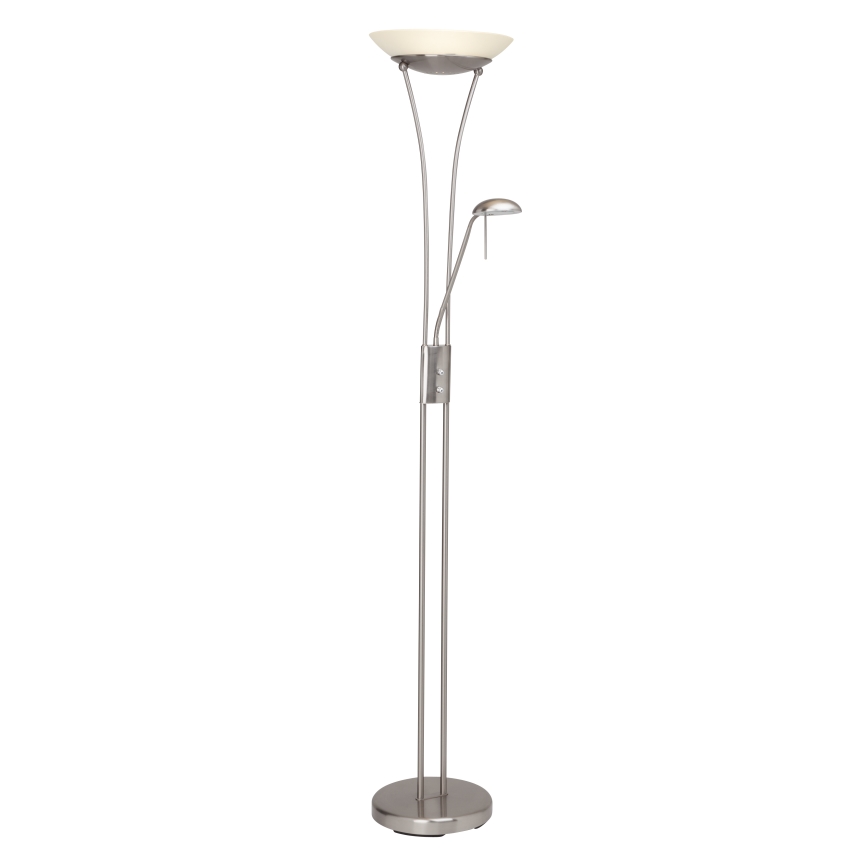 Brilliant - LED-dæmpbar gulvlampe FINN 2xLED/13W/230V mat krom