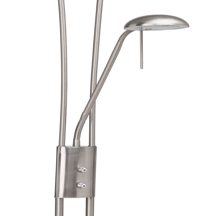 Brilliant - LED-dæmpbar gulvlampe FINN 2xLED/13W/230V mat krom