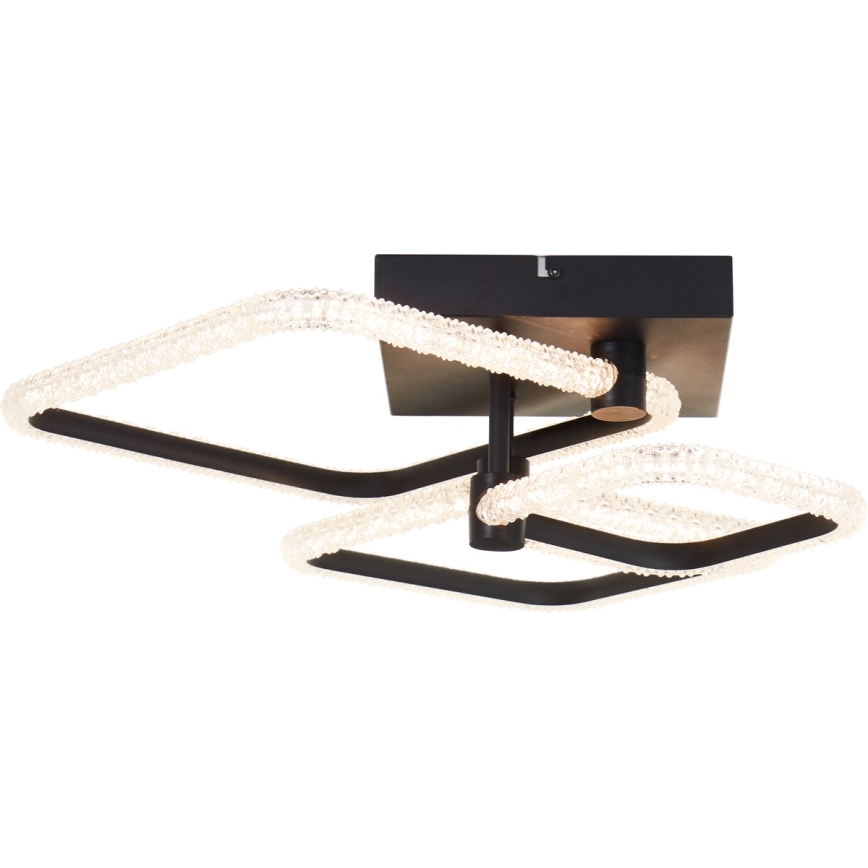 Brilliant - Dæmpbar LED-loftlampe AYDIN LED/30W/230V 3000-6500K sort + fjernbetjening