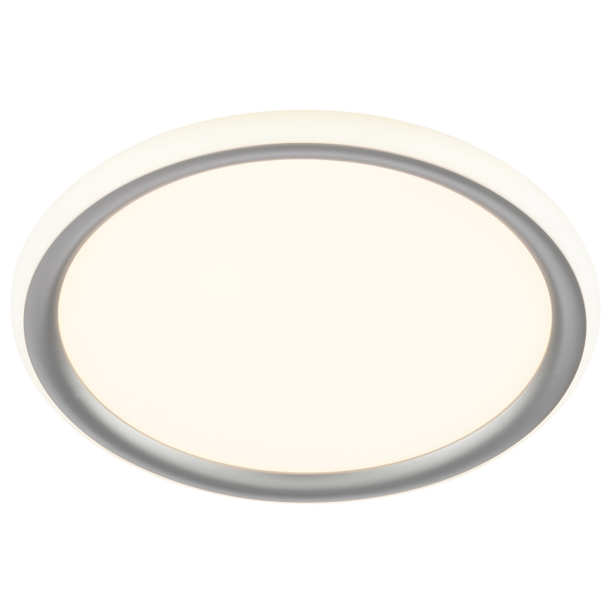 Brilliant - LED Dæmpbar loftlampe CARLOZ LED/16W/230V Ø 30 cm hvid/ grå