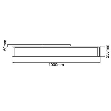 Brilliant - LED Dæmpbart loftlampe FLAT LED/32W/230V 2700-6500K + fjernbetjening