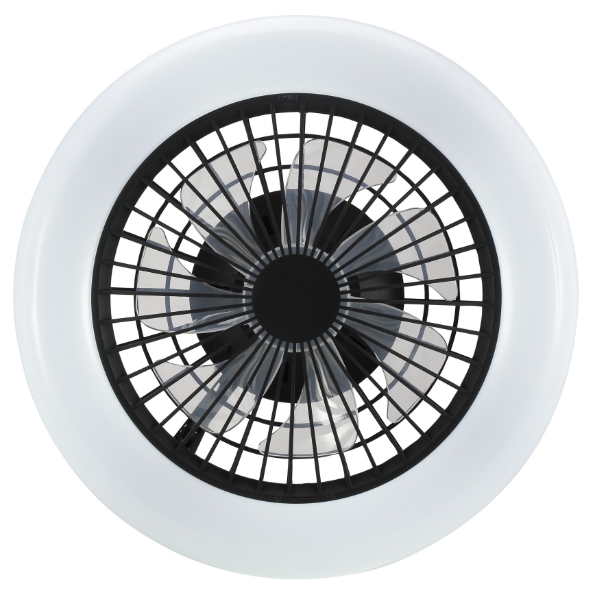 Brilliant - LED-dæmpbar loftlampe med ventilator MONTERO LED/20W/230V 2700-6500K Ø 42 cm sort + fjernbetjening