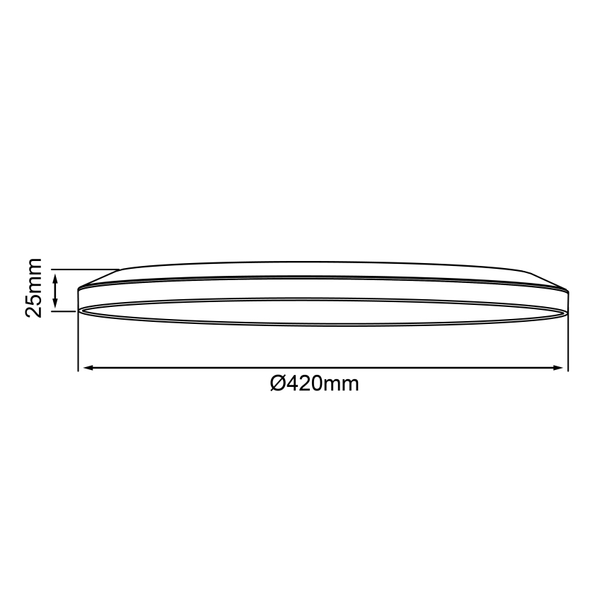 Brilliant - LED-dæmpbar loftlampe SORELL LED/24/230V 3000-6500K Ø 42 cm hvid + fjernbetjening
