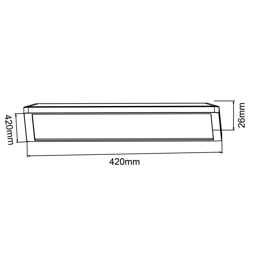 Brilliant - LED Dæmpbar loftlampe SORELL LED/24/230V 3000-6500K 42x42 cm hvid + fjernbetjening