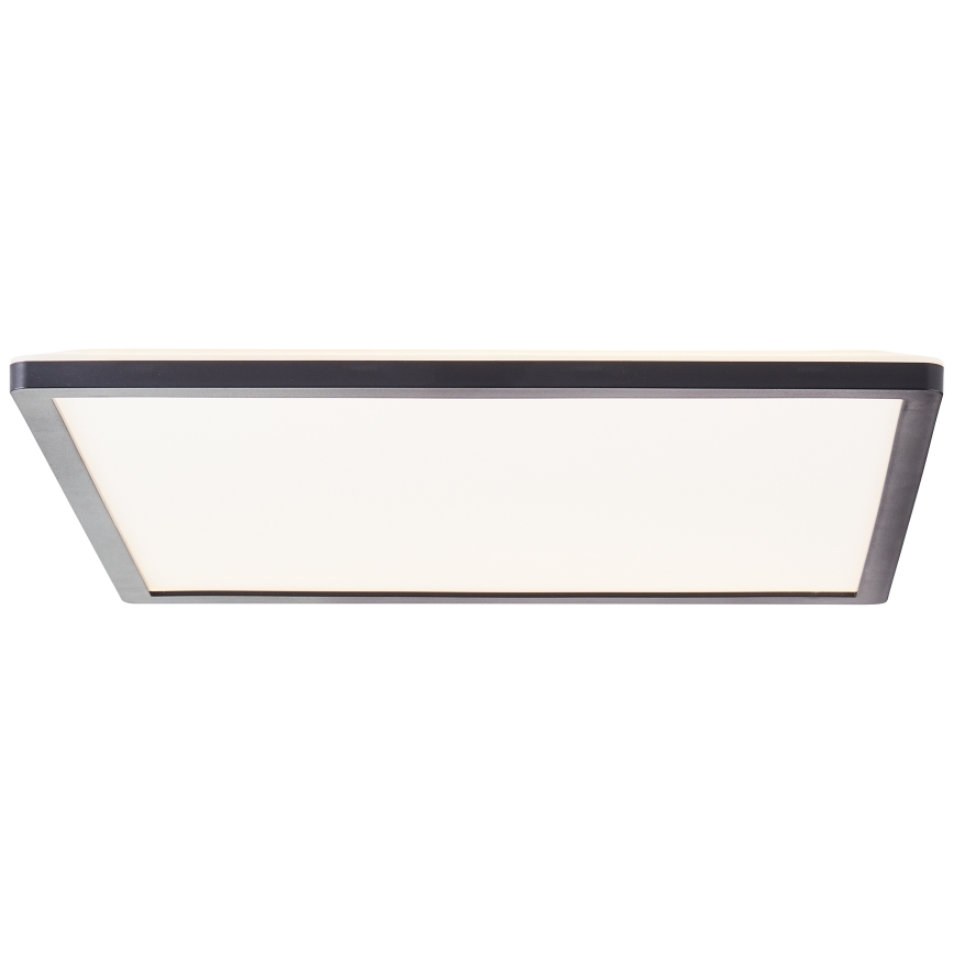 Brilliant - LED Dæmpbar loftlampe SORELL LED/24/230V 3000-6500K 42x42 cm sort + fjernbetjening