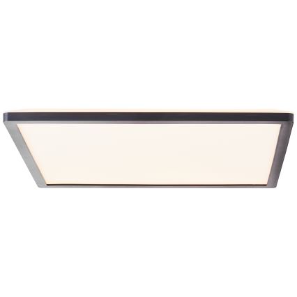 Brilliant - LED Dæmpbar loftlampe SORELL LED/24/230V 3000-6500K 42x42 cm sort + fjernbetjening