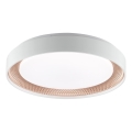 Brilliant - LED-dæmpbar loftlampe WALDO LED/24W/230V 3000-6500K Ø 38,5 cm hvid/rosaguld + fjernbetjening