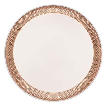 Brilliant - LED-dæmpbar loftlampe WALDO LED/24W/230V 3000-6500K Ø 38,5 cm hvid/rosaguld + fjernbetjening