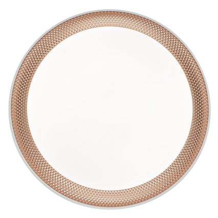 Brilliant - LED-dæmpbar loftlampe WALDO LED/24W/230V 3000-6500K Ø 38,5 cm hvid/rosaguld + fjernbetjening
